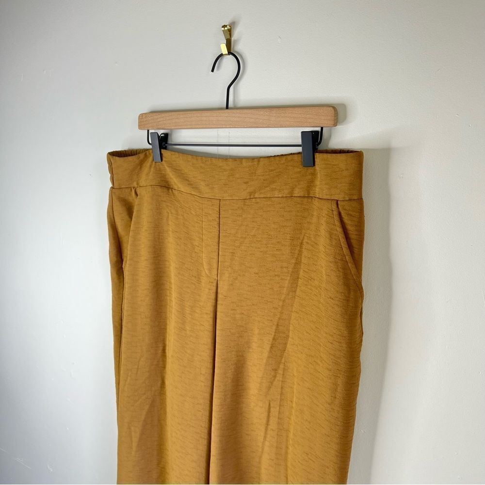 Nine West Camel Tan Brown Wide-Leg Crop Pants size XL - Picture 2 of 8